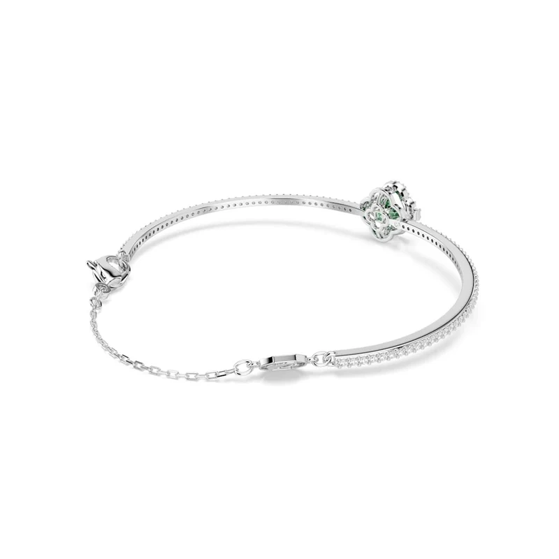 Swarovski Una Sparkling DC Armband in Silberoptik mit grünen Akzenten 5757791
