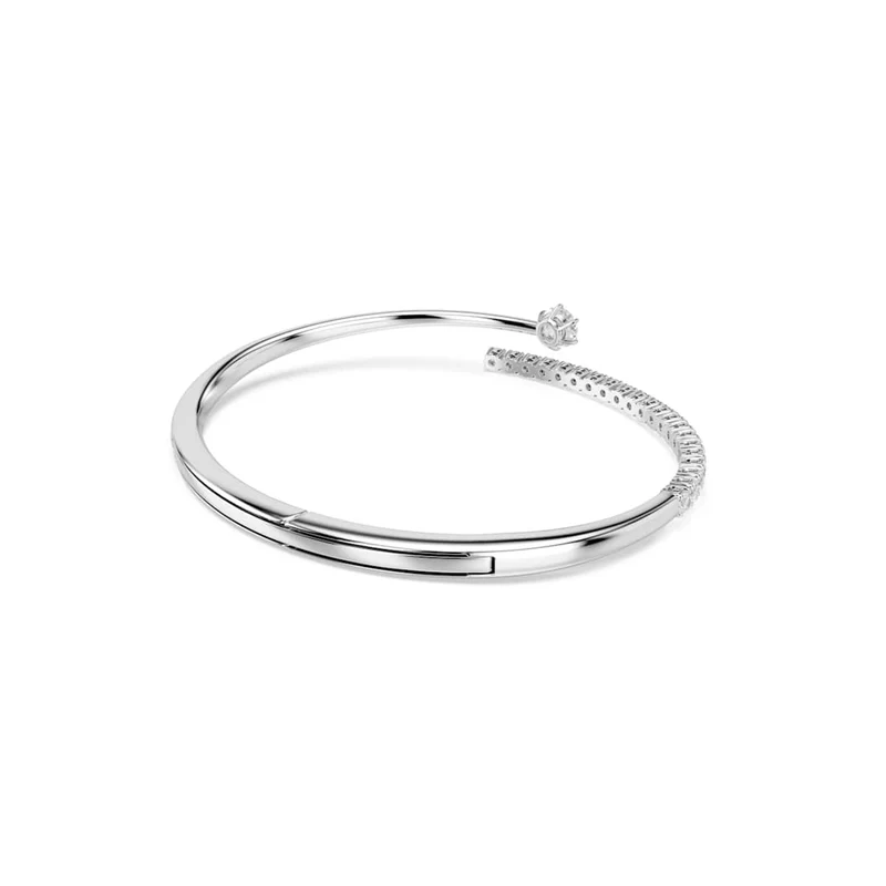Swarovski Matrix Crash Silberfarbenes offenes Armband 5753571