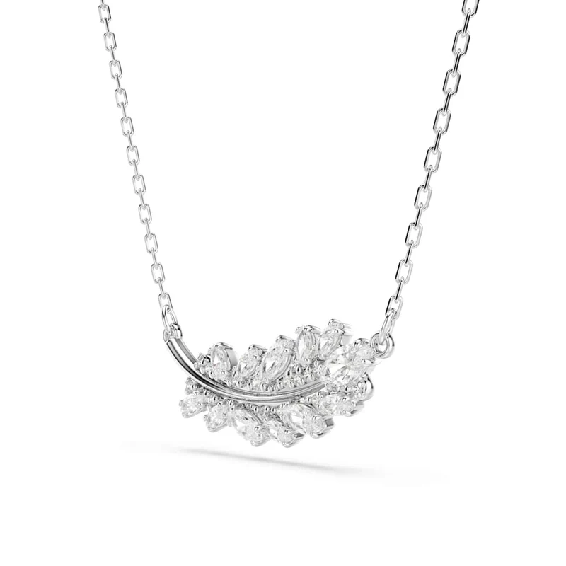 Swarovski Vienna Feather Halskette in Silberoptik 5756111