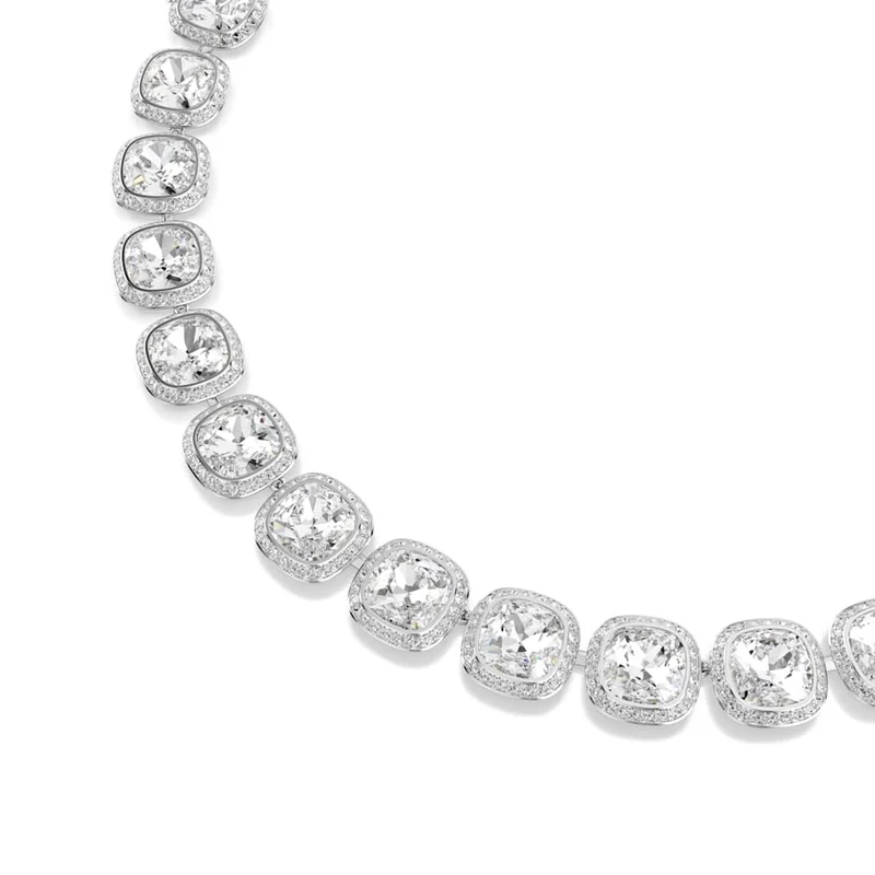 Swarovski Una Angelic Cushion Halskette in Silberoptik 5751326