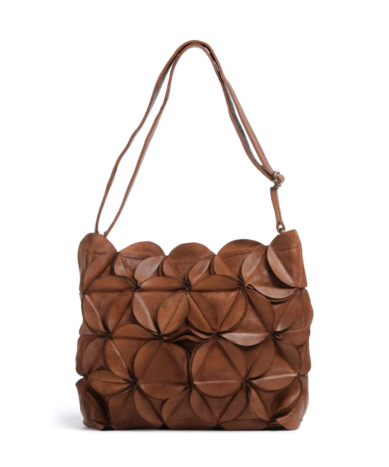 Depeche Rio Schultertasche dark cognac