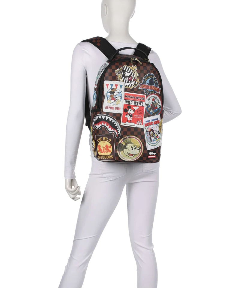 Sprayground Mickey Mouse Global Mogul Rucksack brown