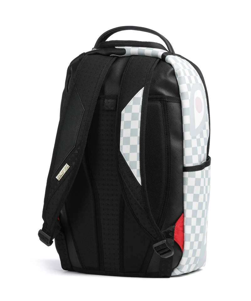 Sprayground Cream Check Side Drip Rucksack multicolour