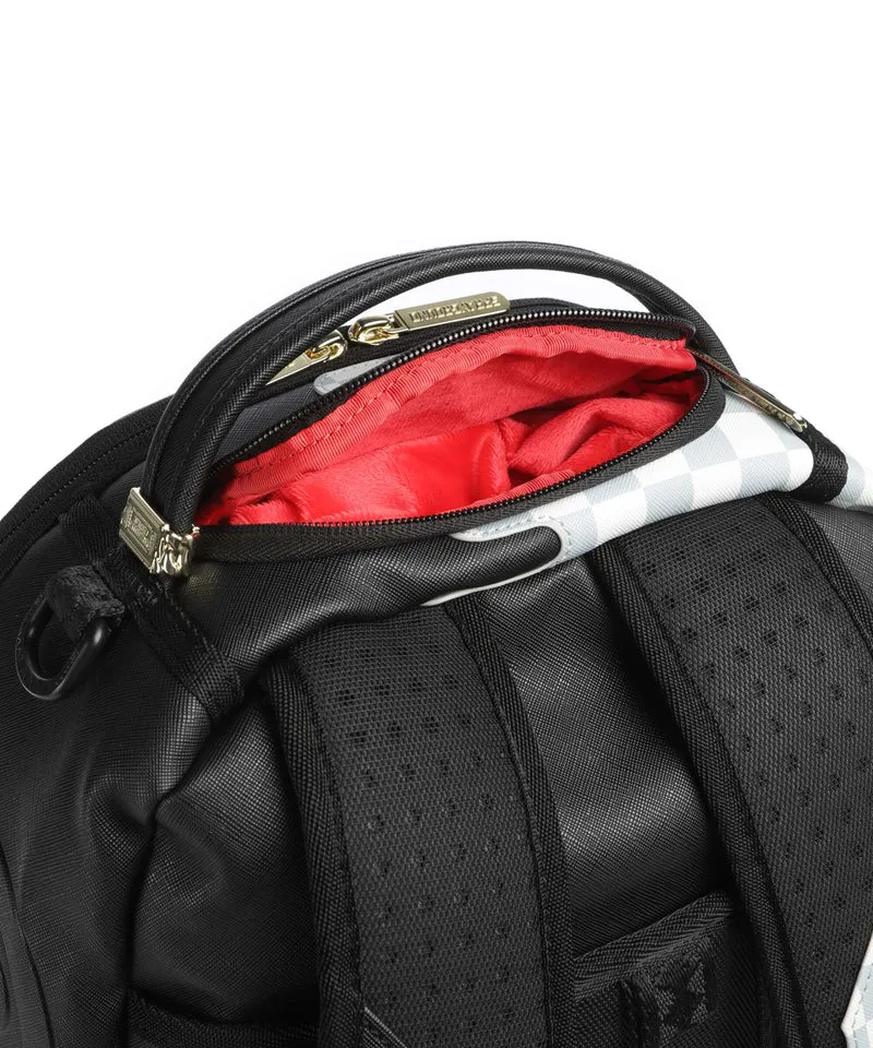 Sprayground Cream Check Side Drip Rucksack multicolour