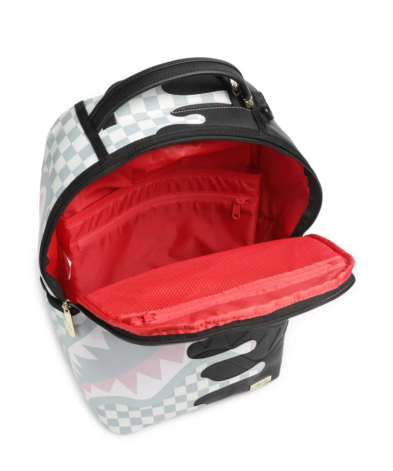 Sprayground Cream Check Side Drip Rucksack multicolour