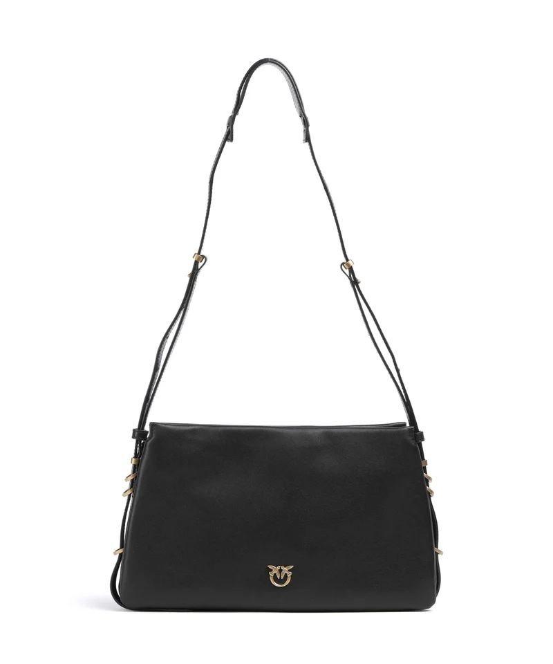Pinko Triplet Schultertasche nero/antique gold