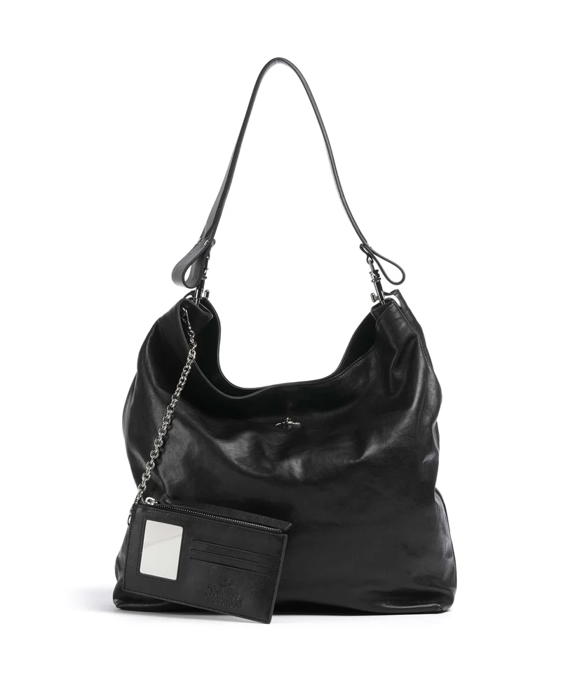 Vivienne Westwood Lottie Supple Large Beuteltasche black