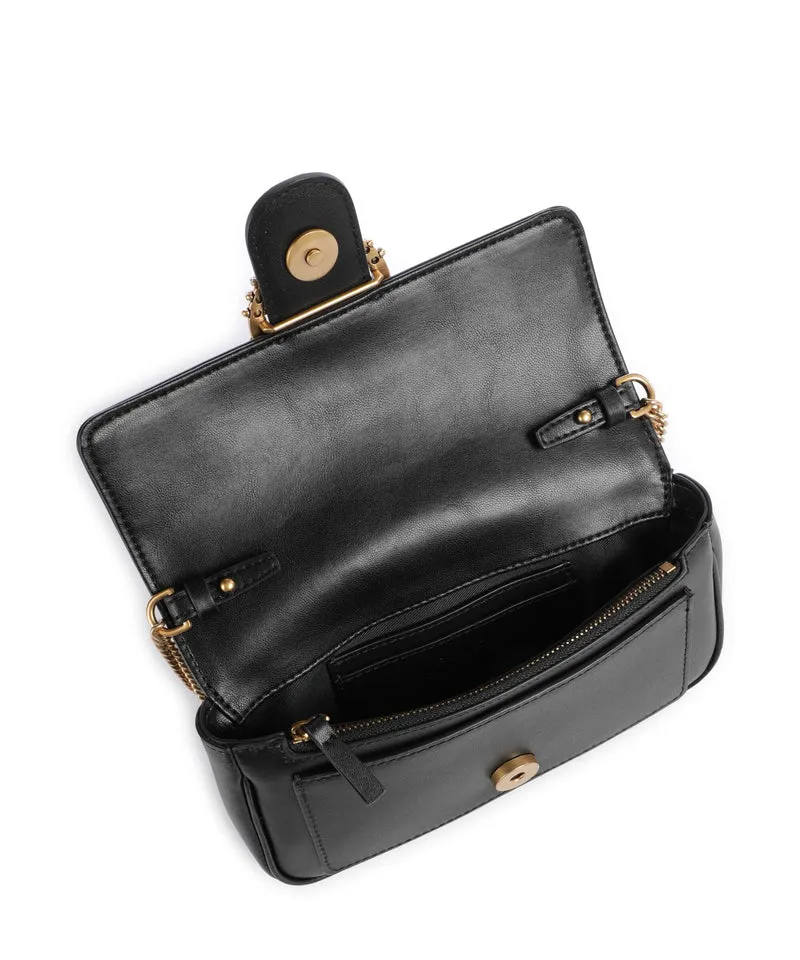 Pinko Love One Pocket New Buckle Umhängetasche nero/antique gold