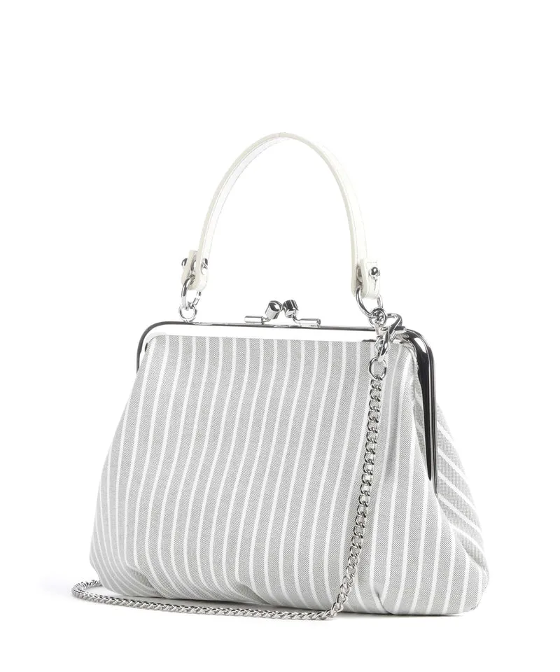 Vivienne Westwood Granny Frame Classic Oxford Shirt Handtasche thyme stripe