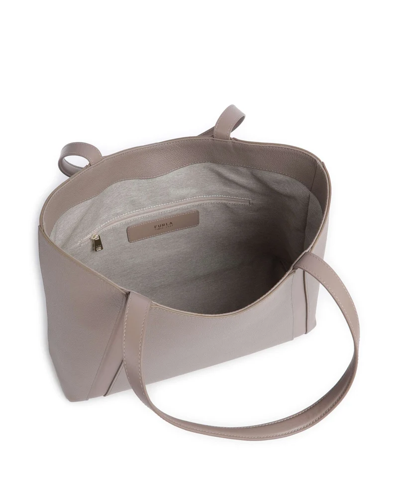 Furla Goccia L Shopper stucco gray/mauve