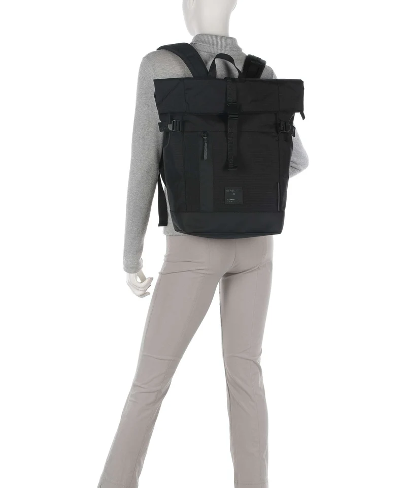 Strellson Northwood Rs Rolltop Rucksack black