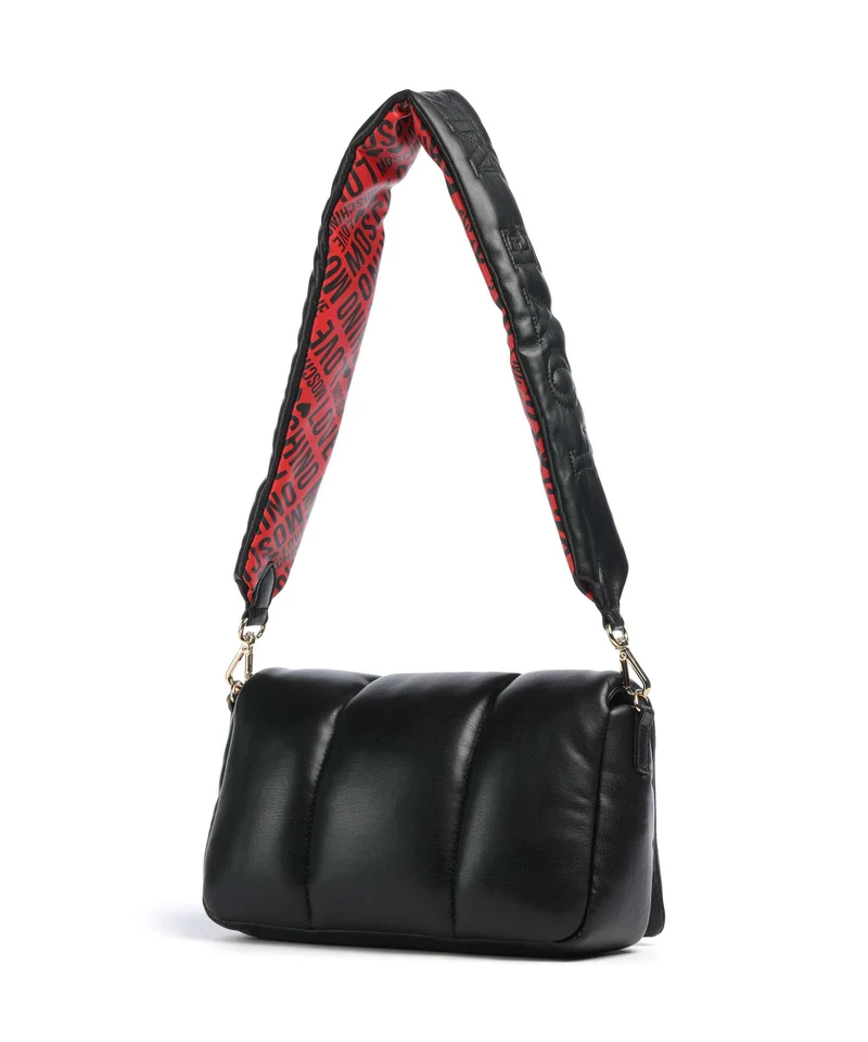 Love Moschino Puffy Schultertasche black/red