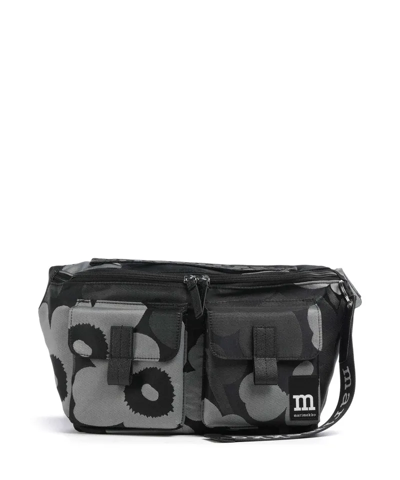 Marimekko Unikko M Umhängetasche grey/dark grey/black