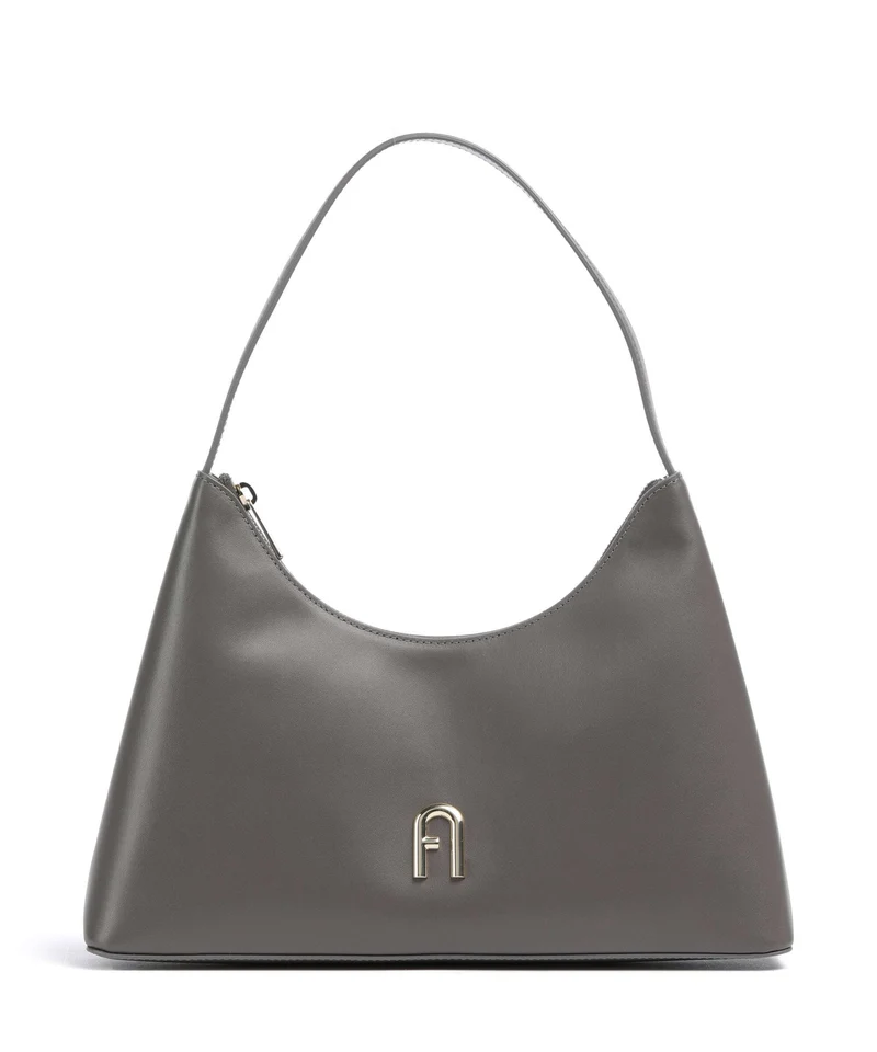 Furla Diamante S Schultertasche urban gray