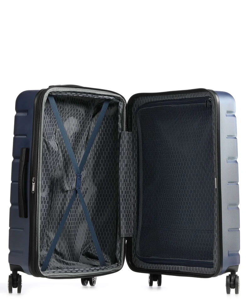 Delsey Paris Air Armour 4-Rollen Trolley nachtblau