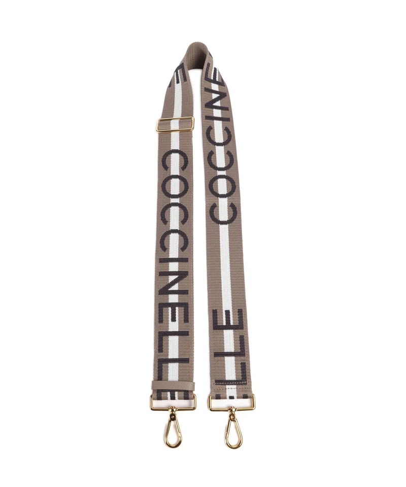 Coccinelle Nastro Signature Schulterriemen multicolour/warm taupe