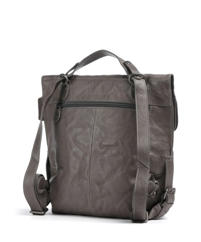 Aunts & Uncles Grandma's Luxury Club Mrs. Mince Pie Rucksack-Tasche oyster grey