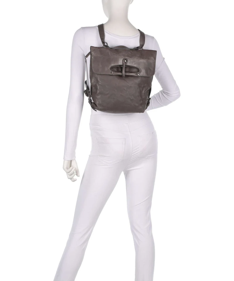 Aunts & Uncles Grandma's Luxury Club Mrs. Mince Pie Rucksack-Tasche oyster grey