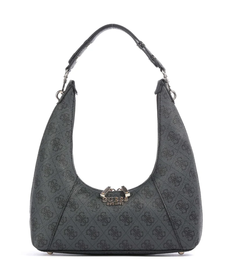 Guess Calista Schultertasche coal logo