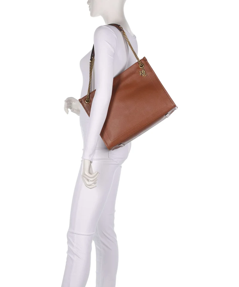 Lauren Ralph Lauren Bradley Large Shopper lauren tan