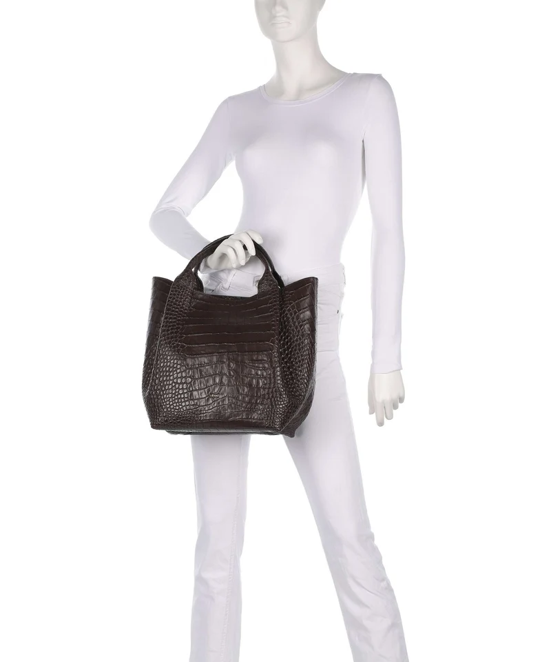 Abro Cocco Mondial Essential Medium Handtasche dark brown