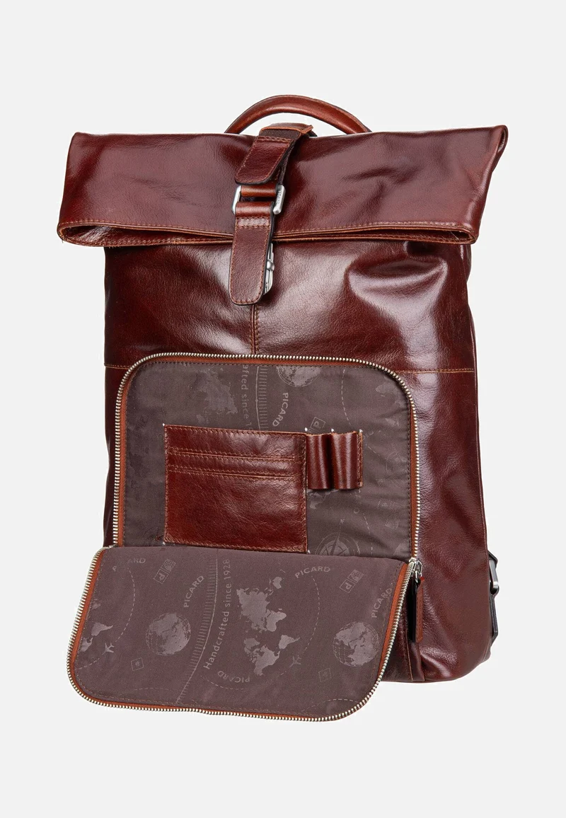 Buddy 5667 Cognac - Rolltop Rucksack