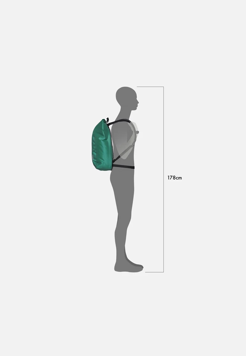 Velocity PS 23L Atlantis Green - Rolltop Rucksack