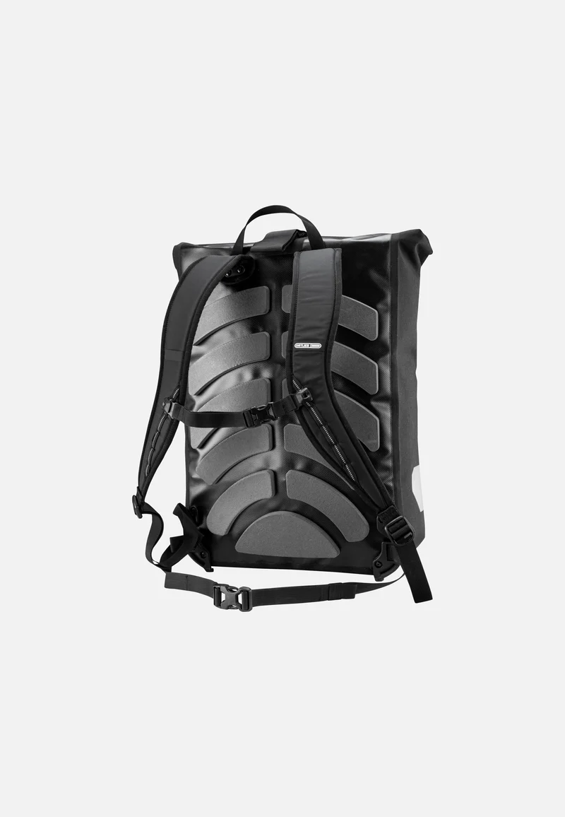 Messenger-Bag Pro Black - Rolltop Rucksack