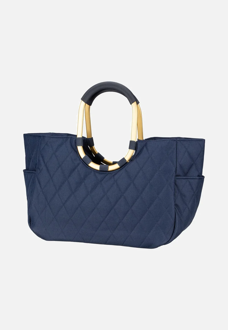 Loopshopper L Frame Rhombus Midnight Gold - Einkaufskorb