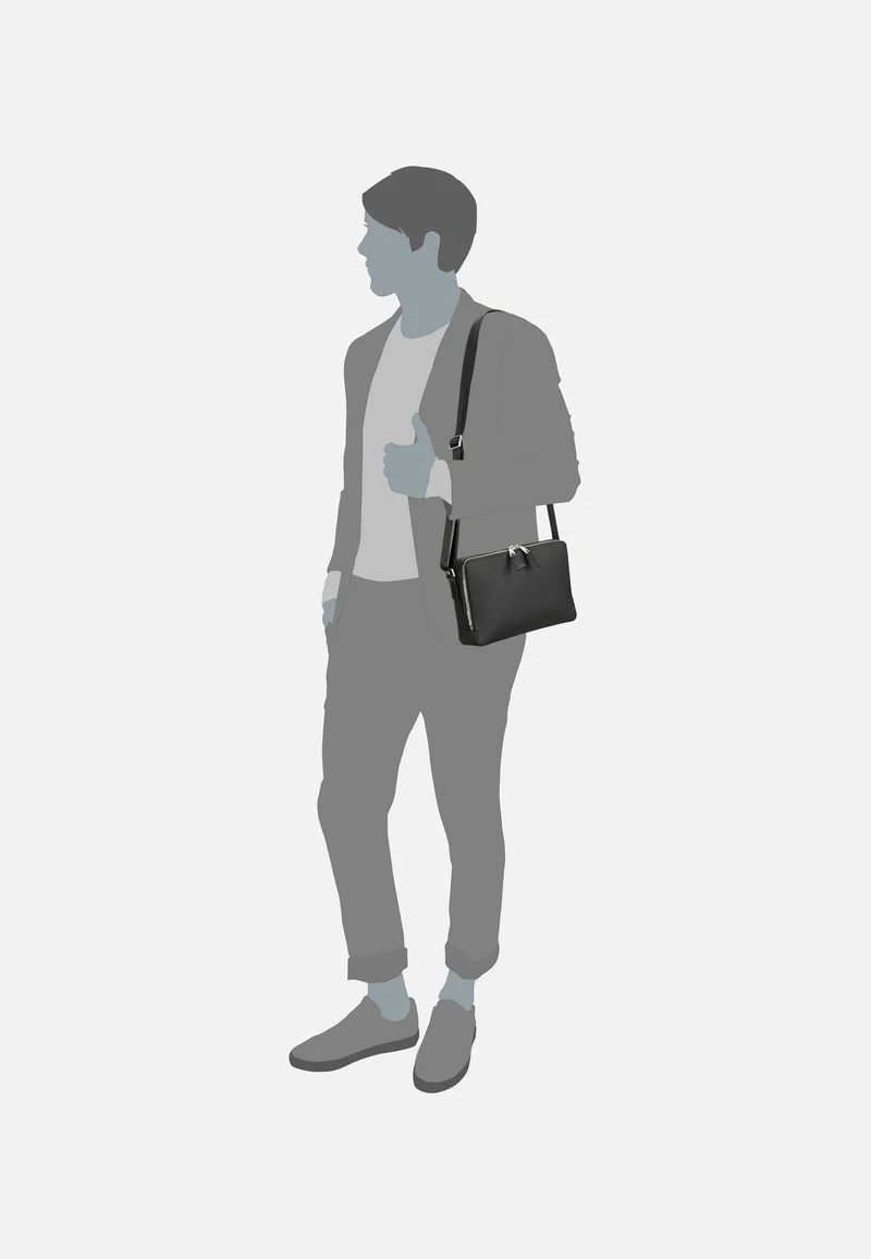 Chantaco Reporter Bag 3270 Black - Crossbody Bag
