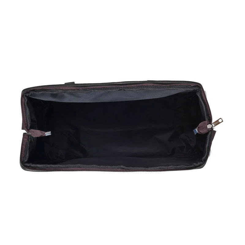 PASSAGE Reisetasche aus Semi-PU-Leder - Krokodilleder-Optik, Doppelreißverschluss, 45,72 x 22,23 x 33,02 cm, Senfgelb