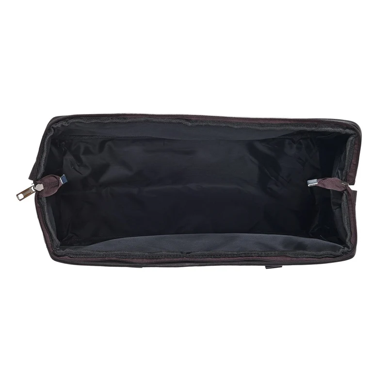 PASSAGE Reisetasche aus Semi-PU-Leder - Krokodilleder-Optik, Doppelreißverschluss, 45,72 x 22,23 x 33,02 cm, Senfgelb