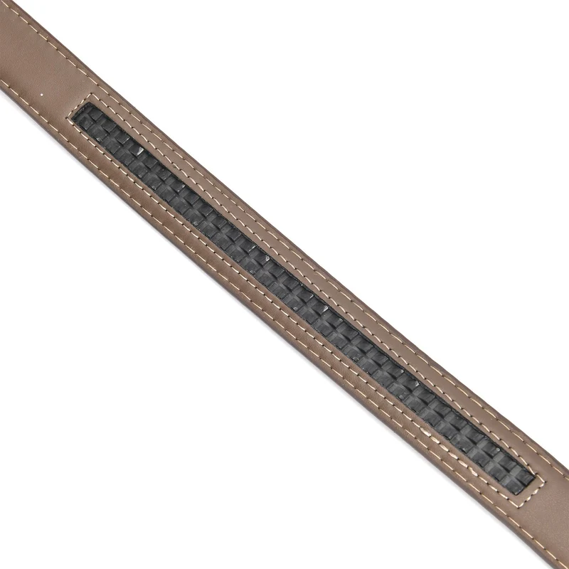 Automatik-Schnallen Ledergürtel - Klassisch Unisex, Rot