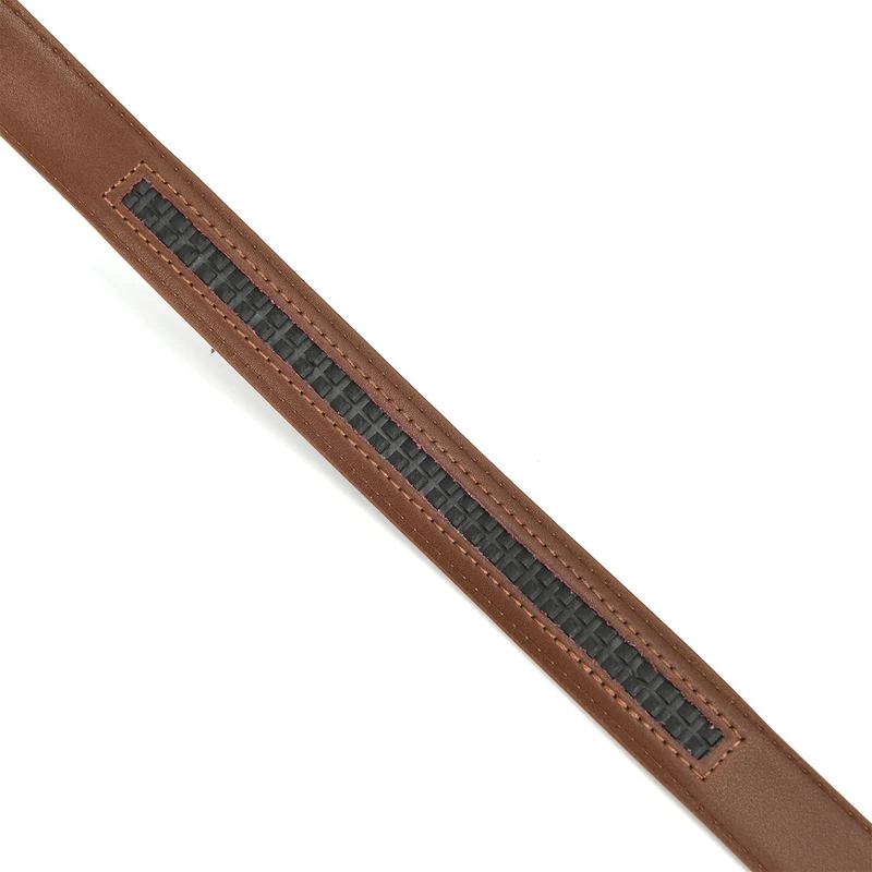 Automatik-Schnallen Ledergürtel - Klassisch Unisex, Rot