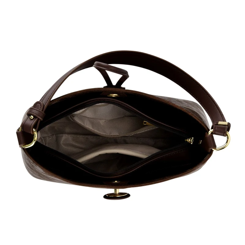 Crossbody Taschen Set 2 teilig mit Reißverschlussfach und Innenfach 30 x 12 x 20 cm, Rosa