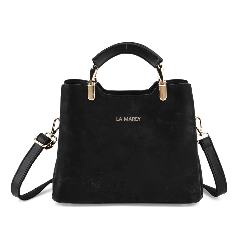 LA MAREY Satchel Tasche mit Reißverschlussfächern und verstellbarem Schulterriemen 25 x 20 x 11 cm Khaki