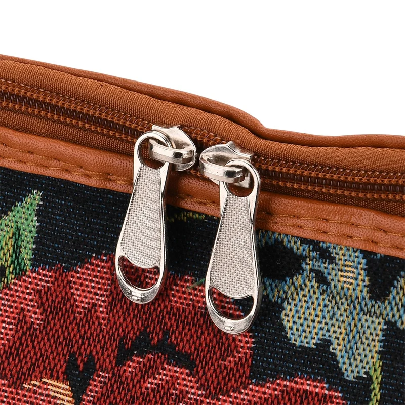 Weekender-Tasche mit Blumenmuster, 45x23x27 cm, Elefant