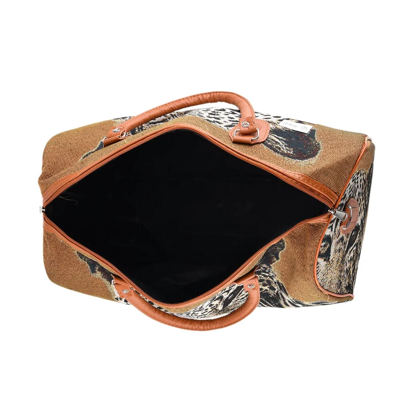 Weekender-Tasche mit Blumenmuster, 45x23x27 cm, Elefant