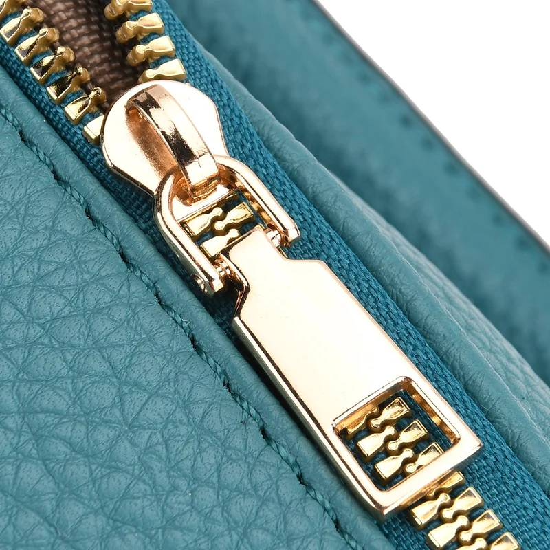 Crossbody-Tasche mit Mehrfachfächern, Kunstleder, 25 x 9 x 18 cm, Rosa