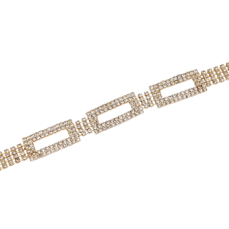 Kristall Gürtel ,100% Glaskristall und Metall, L130cm, 60g, silber