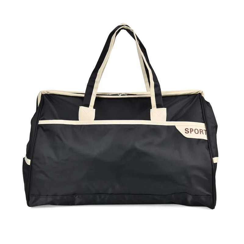 Elegante Nylon-Reisetasche mit Großem Stauraum, Größe: 48 x 22 x 29 cm, Burgunderrot