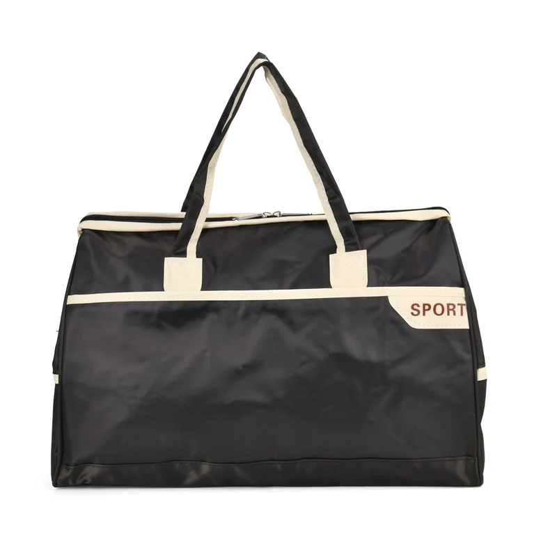 Elegante Nylon-Reisetasche mit Großem Stauraum, Größe: 48 x 22 x 29 cm, Burgunderrot