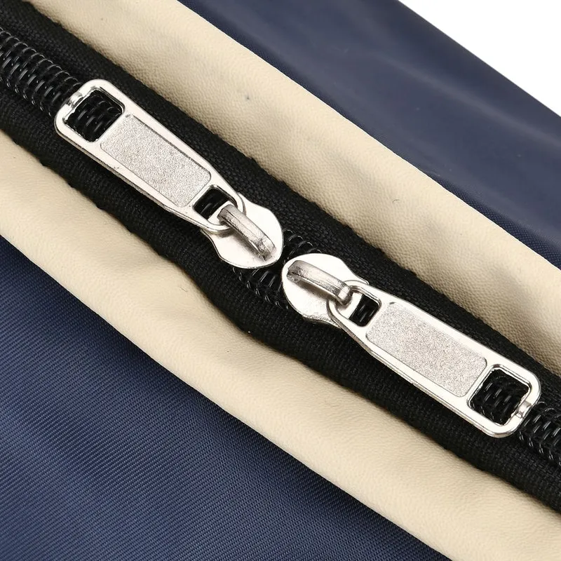 Elegante Nylon-Reisetasche mit Großem Stauraum, Größe: 48 x 22 x 29 cm, Burgunderrot