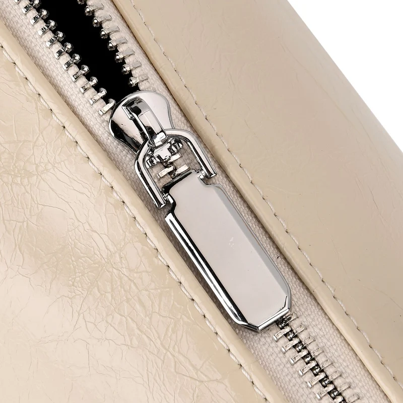 Eleganter Leder Crossbody Tasche im Clean Chic Look 27 x 17 x 10 cm Rosé