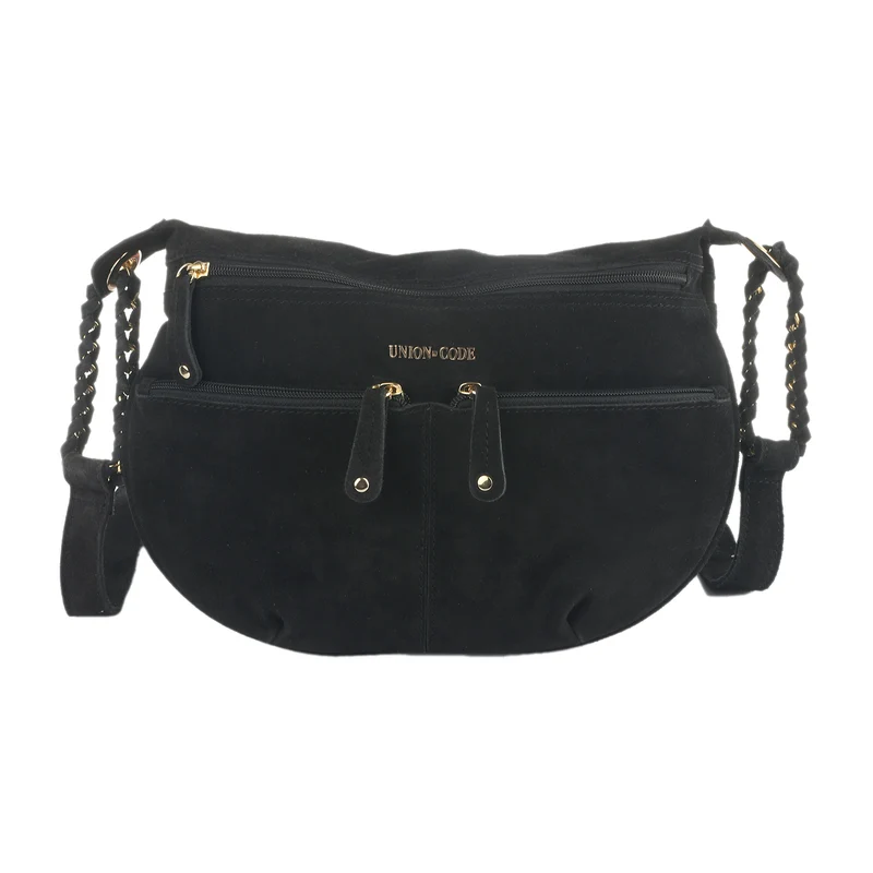 Crossbody Tasche aus 100% echtem Leder, Größe 33x3,8x25,4 cm, Weinrot