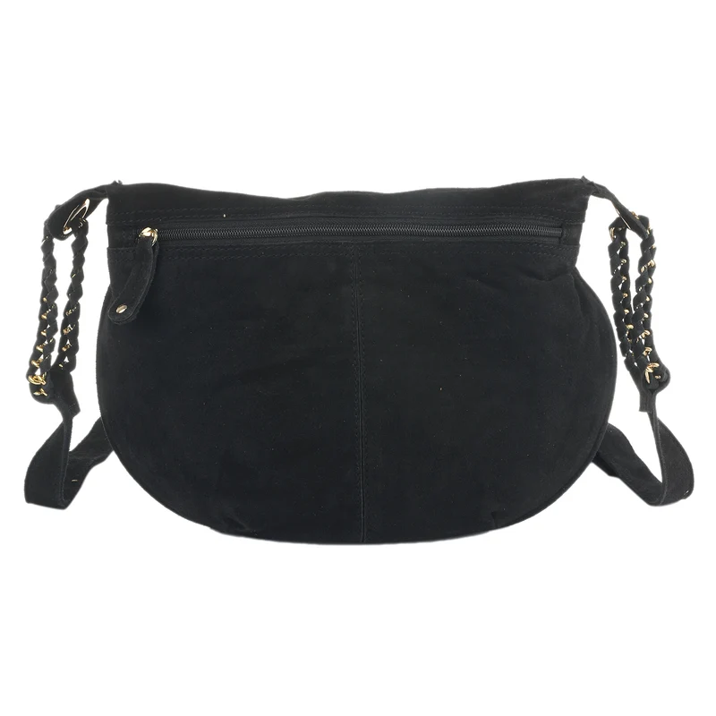 Crossbody Tasche aus 100% echtem Leder, Größe 33x3,8x25,4 cm, Weinrot