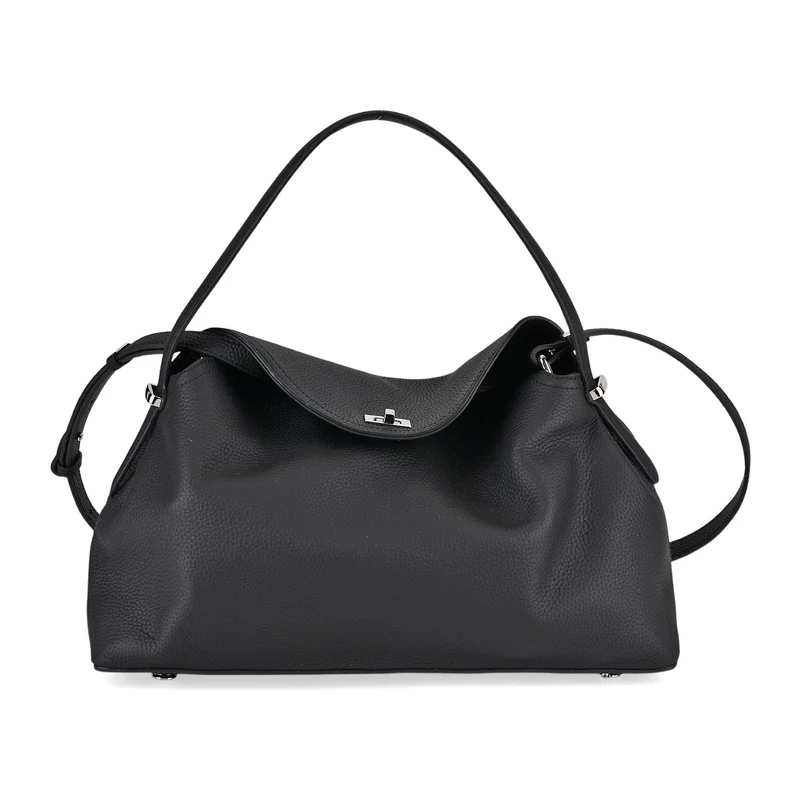 Echtleder Umhängetasche 32 x 19 x 11 cm Khaki