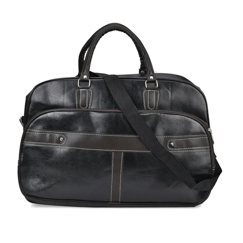 Stylische XL-Reisetasche - Vielseitige und elegante Tasche, 51x33x22cm, Schwarz
