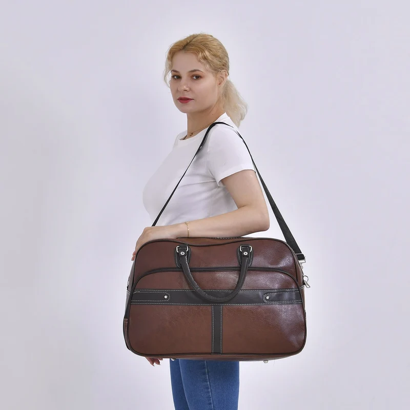 Stylische XL-Reisetasche - Vielseitige und elegante Tasche, 51x33x22cm, Schwarz