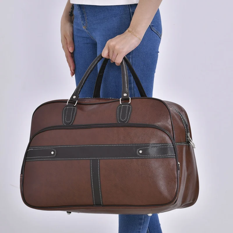 Stylische XL-Reisetasche - Vielseitige und elegante Tasche, 51x33x22cm, Schwarz